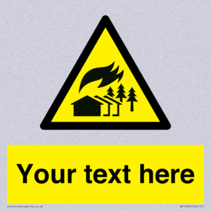 Custom Warning: Large scale fire zone